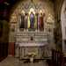 Di Prayer sono anche due trittici posti sugli altari laterali. Il primo vede al centro limmagine del Sacro Cuore e ai lati Santa Margherita Maria Alacoque e San Giovanni Evangelista...